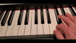 D chromatic scale in the right hand