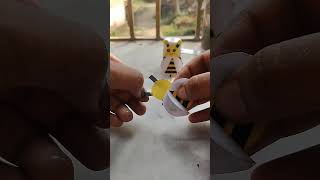 Paper honey bee 🐝🐝 #subscribers #easydiy #supportmychannel #diy #papercraft #artchannel #artchannal