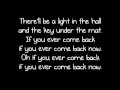 The Script - If You Ever Come Back w./Lyrics