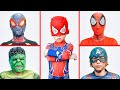 TEAM SPIDER-MAN in REAL LIFE || KID SPIDER MAN Vs BATTLE OF SUPERHEROES (LIVE ACTION STORY )