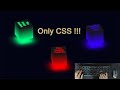 ASMR Programming - Glowing Cube with CSS - No Talking