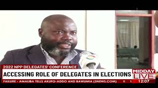 Assessing the Role of Delegates in the 2022 NPP Delegates Elections in Accra.