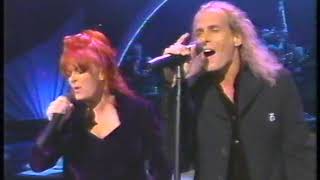 Wynonna Judd \u0026 Michael Bolton Christmas duet | This Is the Time | CMA Awards (1996)