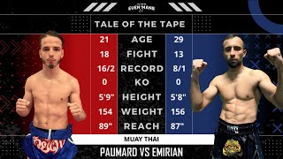 BRYAN PAUMARD VS ILIA EMIRIAN - ASL BOXING EVENMANS 11