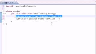 Java Programming Tutorial 6 Getting User Input Video Lecture Other Programming videos Free On