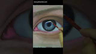 How to Paint an Eye in 1 Minute? / JMLisondra #shorts
