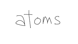 Low Budget Chemistry: Atoms