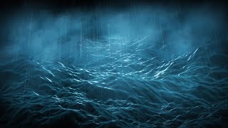 Rain & Stormy Ocean Sounds Aboard Wooden Ship | Sleep, Study, Focus |  White Noise 10 Hours