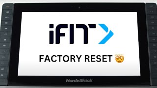 How to Factory Reset your iFit Screen (this applies to all workout machines with the iFit program)