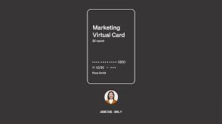 BILL Spend and Expense 101 - Virtual cards