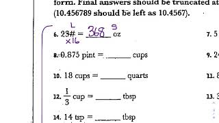 Culinary Conversions