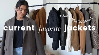 7 of my *FAVORITE* jackets right now!! H\u0026M, Abercrombie, ThirtyYears; winter style | STEPHANIEIVETTE