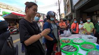 Taiwan Seafood Auction - Beautiful Fish Salmon Fish Cutting Octopus Squid Sell Low Price