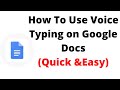 how to use voice typing on google docs app,how to convert speech to text in google docs