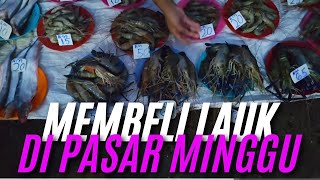 Inik Rich Beli Lauk Kegemaran Di Pasar Minggu