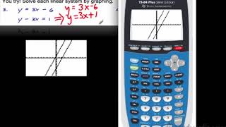 Traditional Algebra 1 Solving Special Cases in Linear Systems
