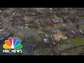 Watch: Drone video shows damage in aftermath of Arkansas tornado