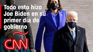 Biden empieza a deshacer el legado de Trump con decretos
