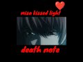 light kissed misa 😱♥️ infront of ryuk short shorts anime