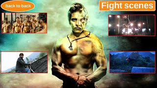 Vikram Back To Back Fight Scene | I Telugu Movie Scenes | Amy Jackson | M. Kamaraj | Cinima Nagar