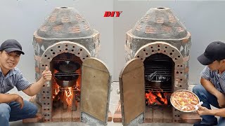 How to build a multi-purpose oven at home, Technical to build a pizza oven at home