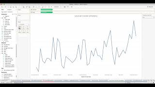 Cohort line plot | Cohort analysis Part 1 | Tableau