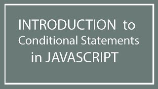 JavaScript Tutorials Part 5 if else statement in JavaScript | | conditional statements
