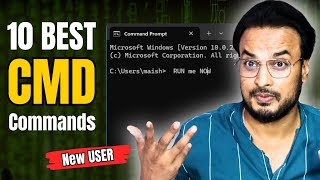 10 CMD Commands✨(HACKS) for NEW Windows USER in 2024