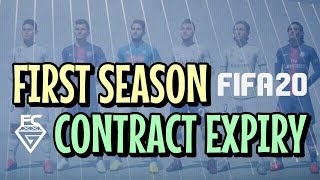 FIFA 20: 1ST SEASON CONTRACT EXPIRY PLAYERS