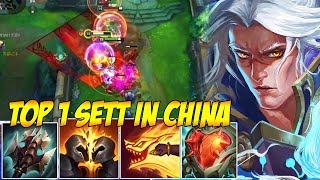 TOP 1 SETT IN CHINA WILD RIFT -  1VS5 EVERYGAME