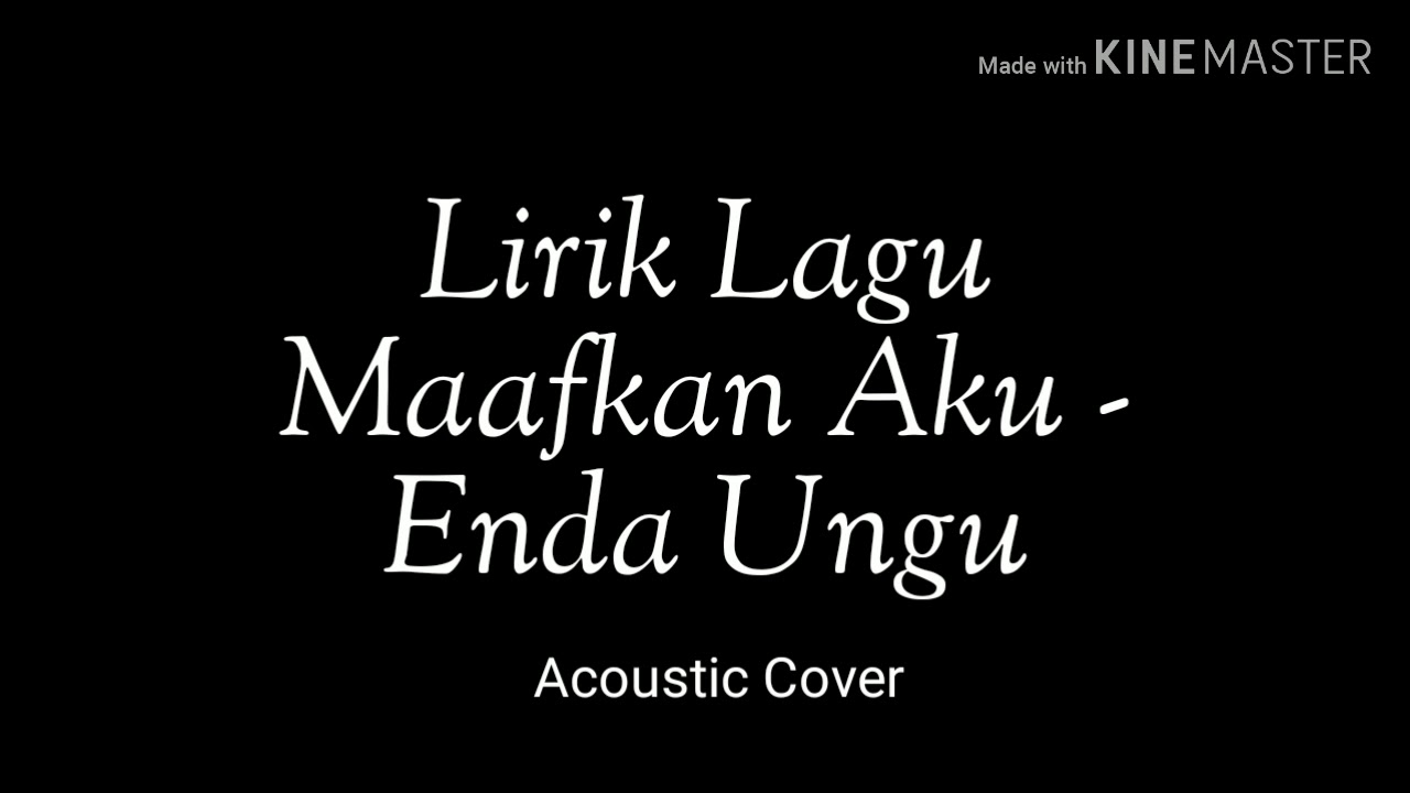 Lirik Maafkan Aku Lirik Lagu Tiara Andini Maafkan Aku