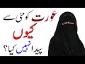 Aurat Ko Mutti se Kiun Paida Nhi kiya ? (Islamic Video) || Hazrat Muhammad SAW Ka Farman