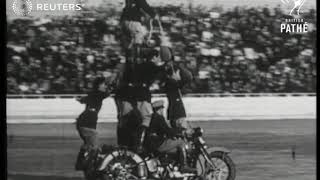 MEXICO: Mexican Police motorbike show (1937)