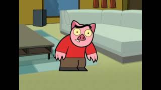 Spanky glitches out (S2E2, "Foxxy Love VS. The Board Of Education"). #drawntogether