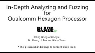 In-Depth Analyzing and Fuzzing for Qualcomm Hexagon Processor