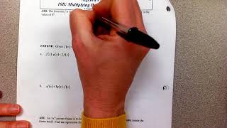 Notes 10B Multiply Polynomials Function Notation