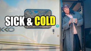 I AM SICK (fighting sickness \u0026 cold living in my camper van) – RV Life