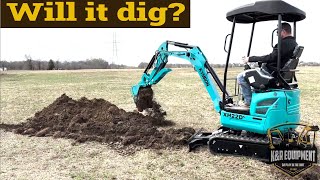 KYMRON XH22D Mini Excavator w/ Diesel Kubota Engine - Digging A Trench