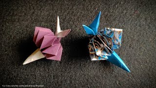 Tutorial - How to make an Origami snail 🐌 || DIY paper Snail