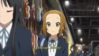 Mio gets angry on Ritsu 【K-ON!】