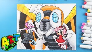 How to Draw MOTHRA, SPIDERGWEN, AND AMY ROSE