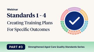 Training Plans for Strengthened Aged Care Standards 1-4 (Modules for Outcomes) | Webinar