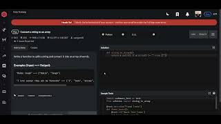 Codewars | Convert a string to an array | Python 8 kyu