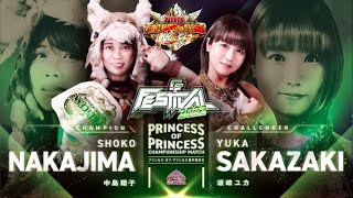 CYBER FIGHT FESTIVAL - PRINCESS OF PRINCESS CHAMPIONSHIP: SHOKO NAKAJIMA VS YUKA SAKAZAKI