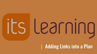 itsLearning: Adding Links