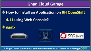 How to Install an Application on RH OpenShift 4.11 using Web Console? | nginx