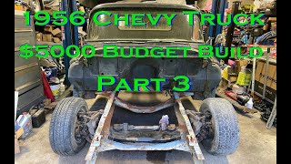 Jaguar IFS into my 1956 Chevy truck! The $5000 budget build continues with part 3!