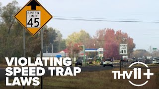 How violating Arkansas's speed trap law impacts small towns