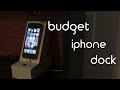 Budget DIY iphone dock. Budget DIY iphone dock.