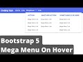 Dropdown Mega Menu Bootstrap 5